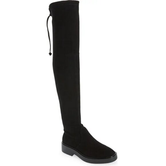 đź’•STUART WEITZMANđź’• Mara Over the Knee Boot ~ Black Suede 8.5 New Without Box - Picture 6 of 16